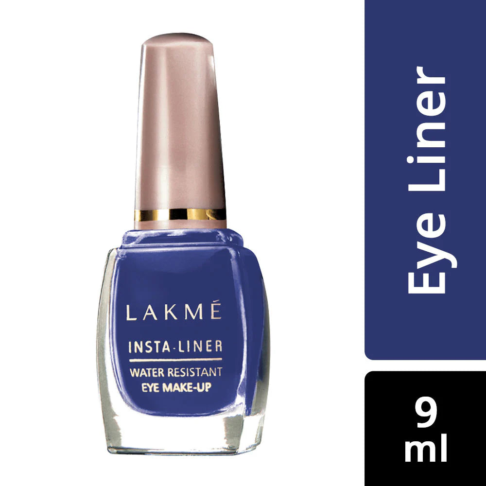 Make Up Lakme Insta Eye Liner Blue 9ml