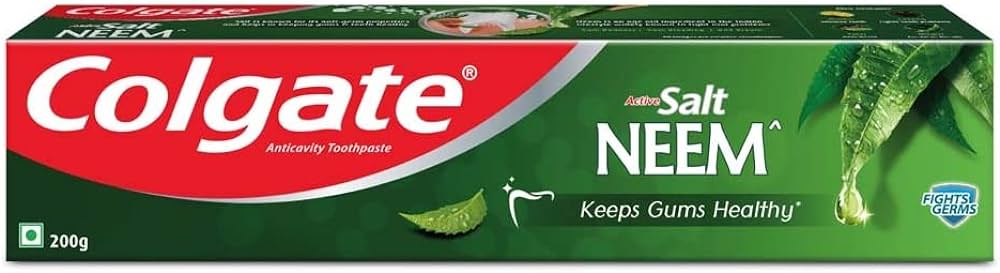 Toothpaste Colgate Active Salt (NEEM) 200gm