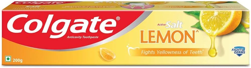 Toothpaste Colgate Active Salt (Lemon) 200gm