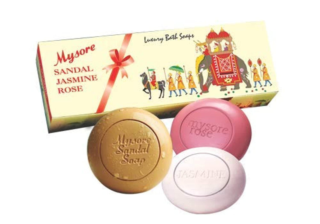 Soap Mysore Sandal+Jasmine+Rose 3x150gm = 450gm