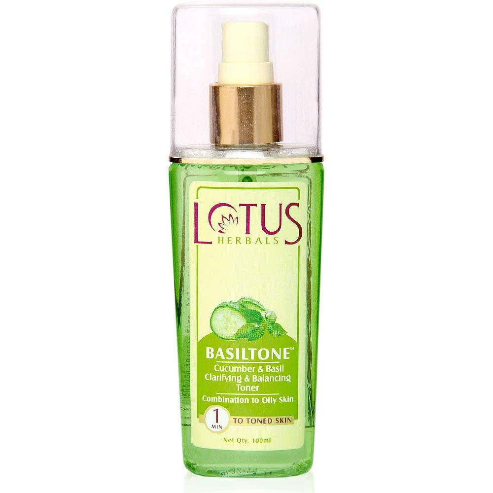 Face Wash Lotus BASILTONE Cucumber & Basil Clarifying & Balancing Toner 100ml
