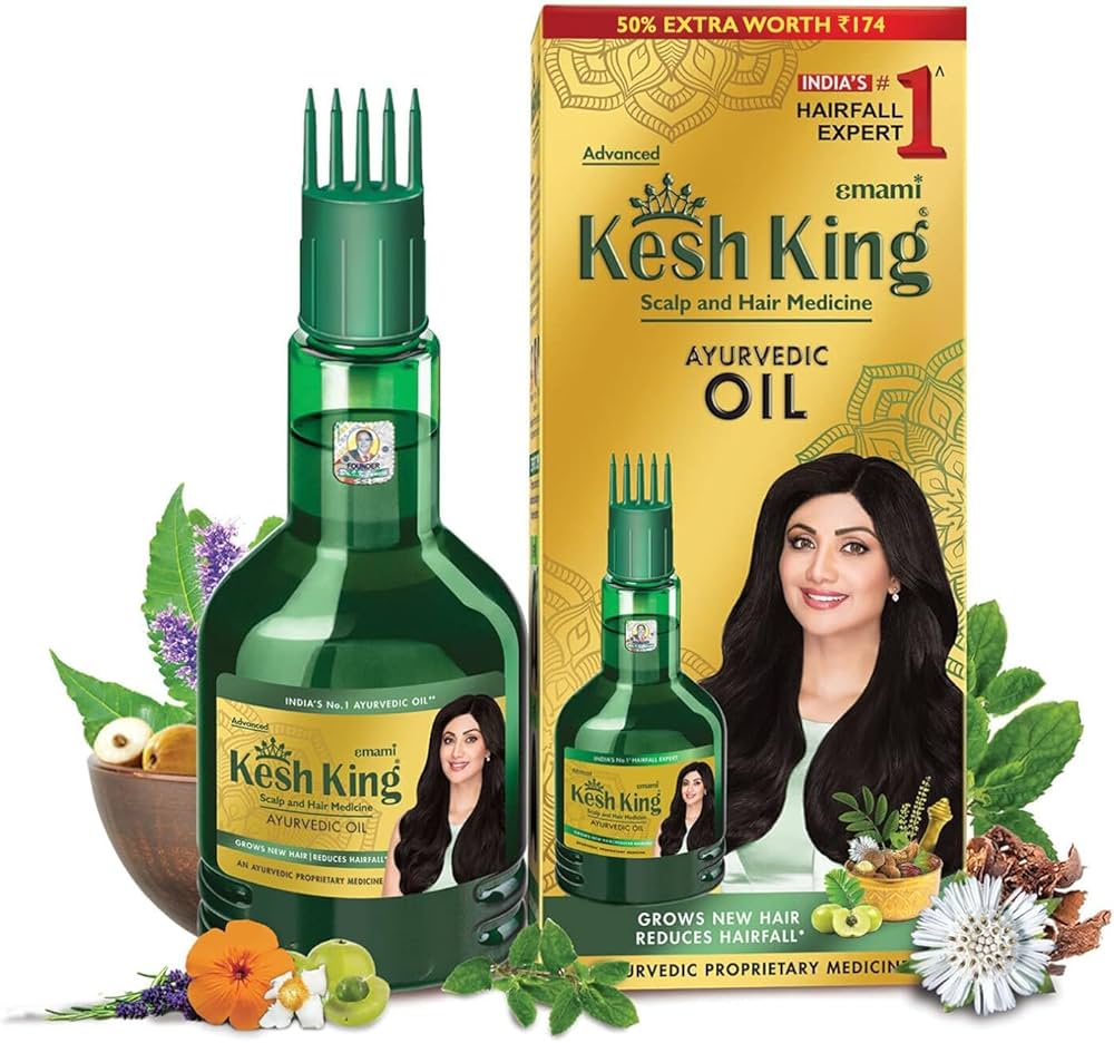 Hair Oil Kesh King Scalp and Hair Medicine Ayurvedic Oil 200ml