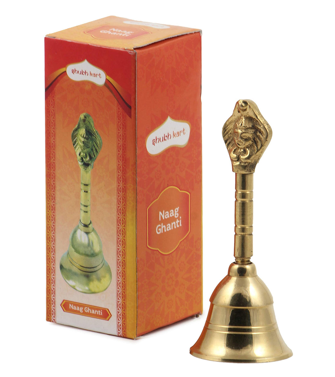 Articles Brass Nitya Ghanti Naag (7.62cm)