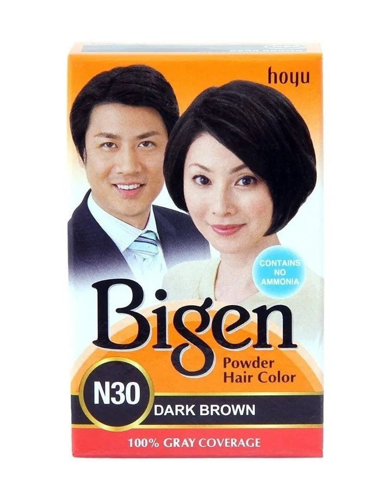 Hair Colour Bigen Powder N 30 (Dark Brown) 6gm