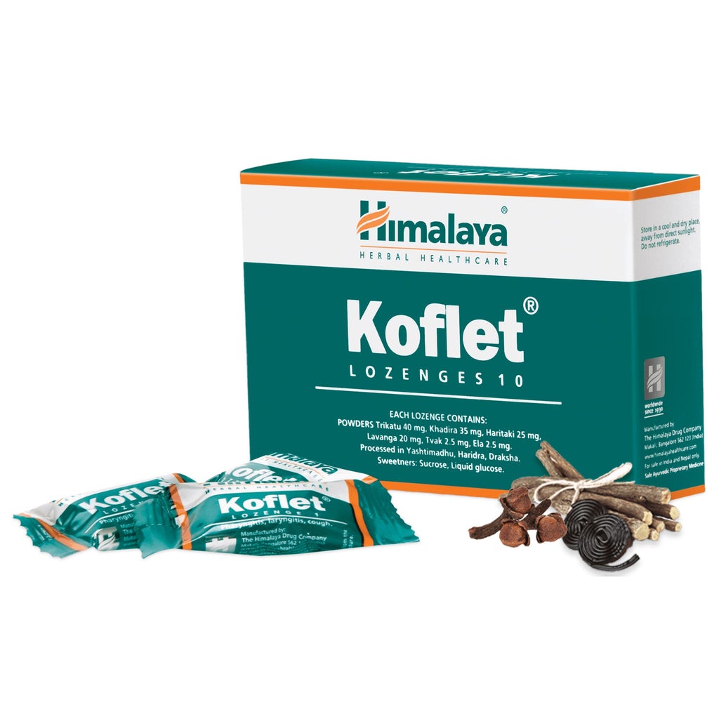 Health Himalaya Koflet LOZENGES 10pcs