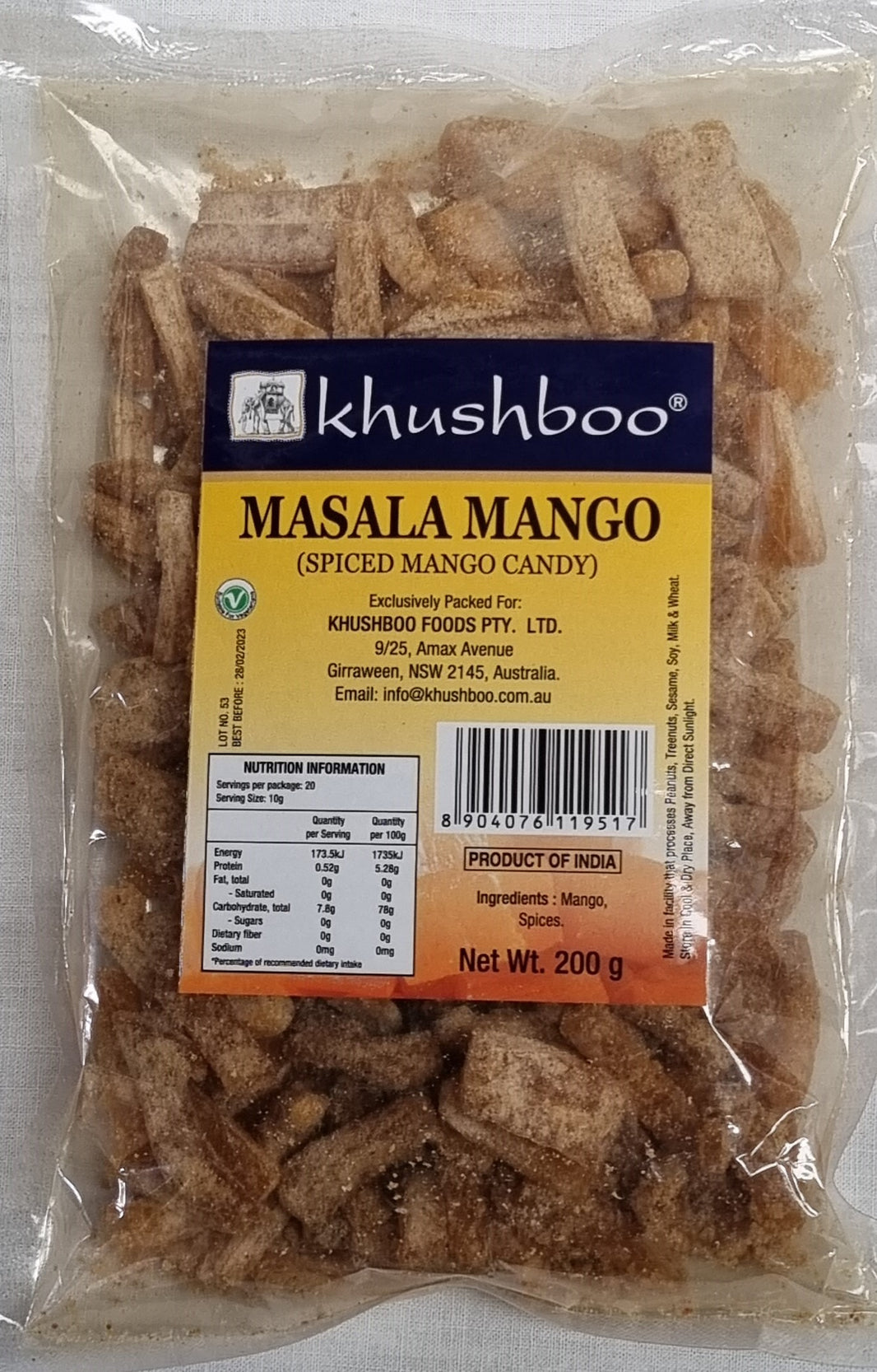 Khushboo Masala Mango 200gm
