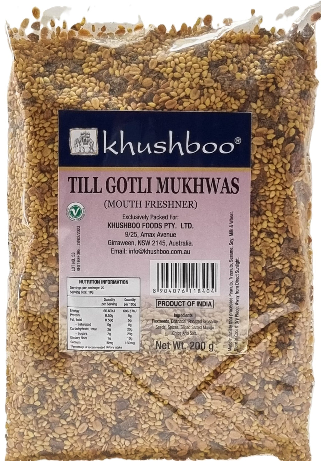 Khushboo Till Gotli 150gm