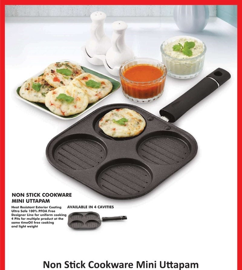 Komal Nonstick Mini Uttappam Cookware
