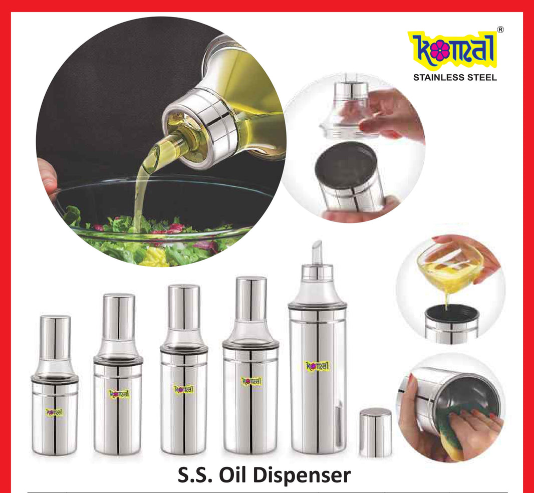 Komal S.S. Oil Dispenser (500ml)