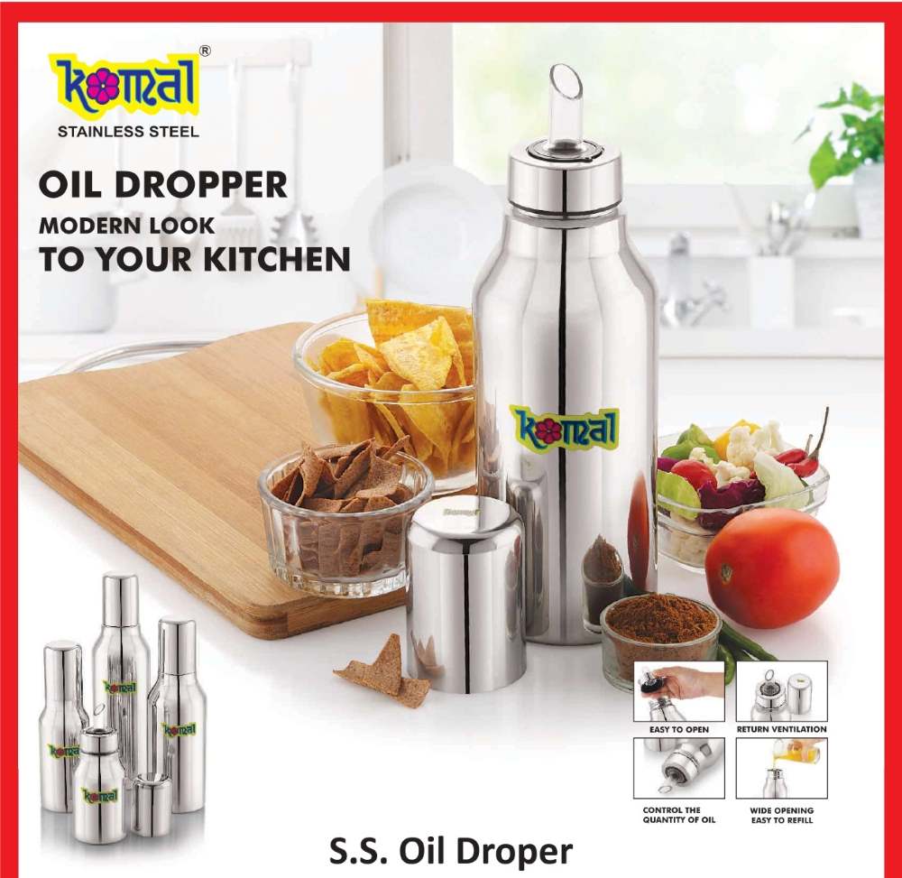 Komal S.S. Oil Dropper (750ml)