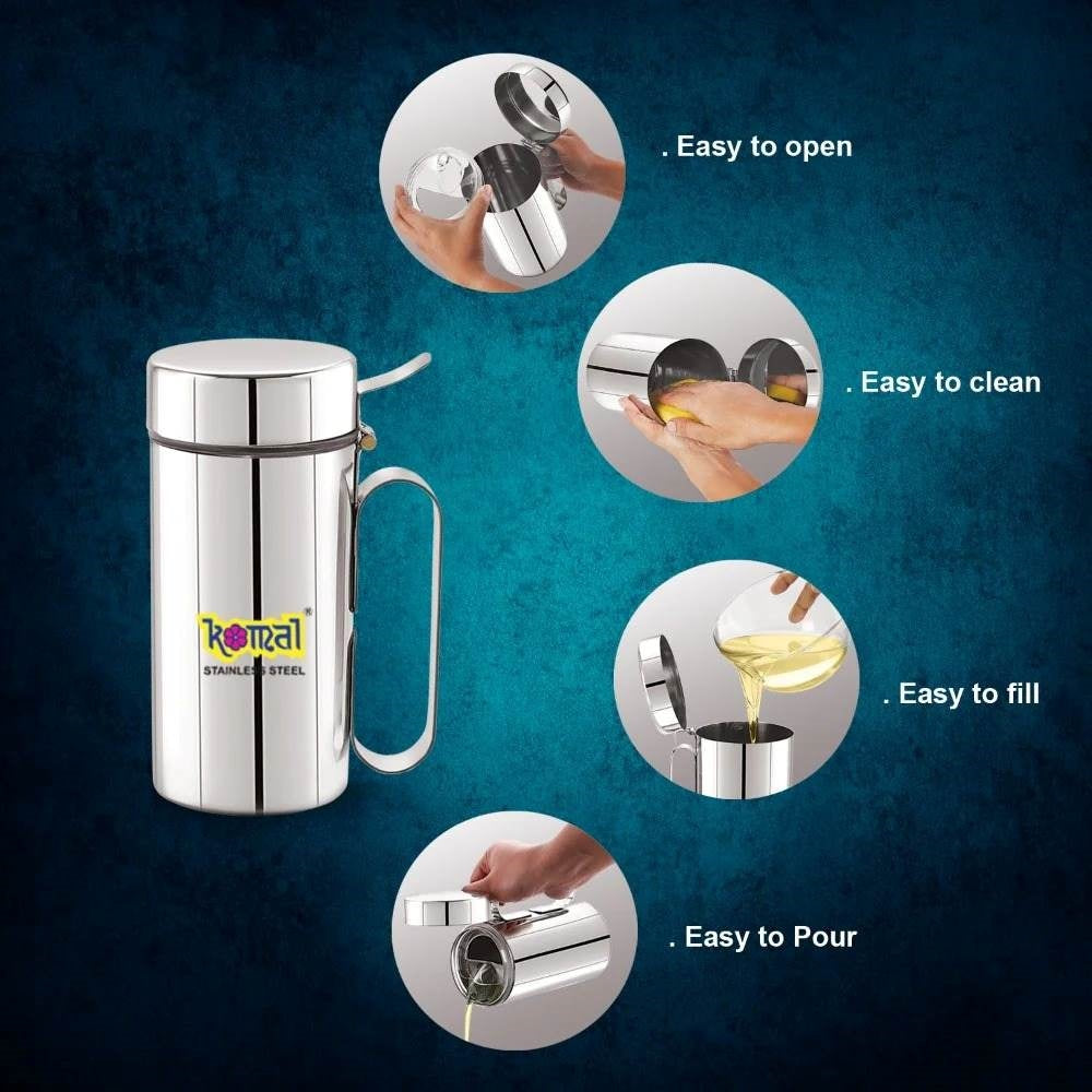 Komal S.S. Super Deluxe Oil Can (No.1) (500ml)