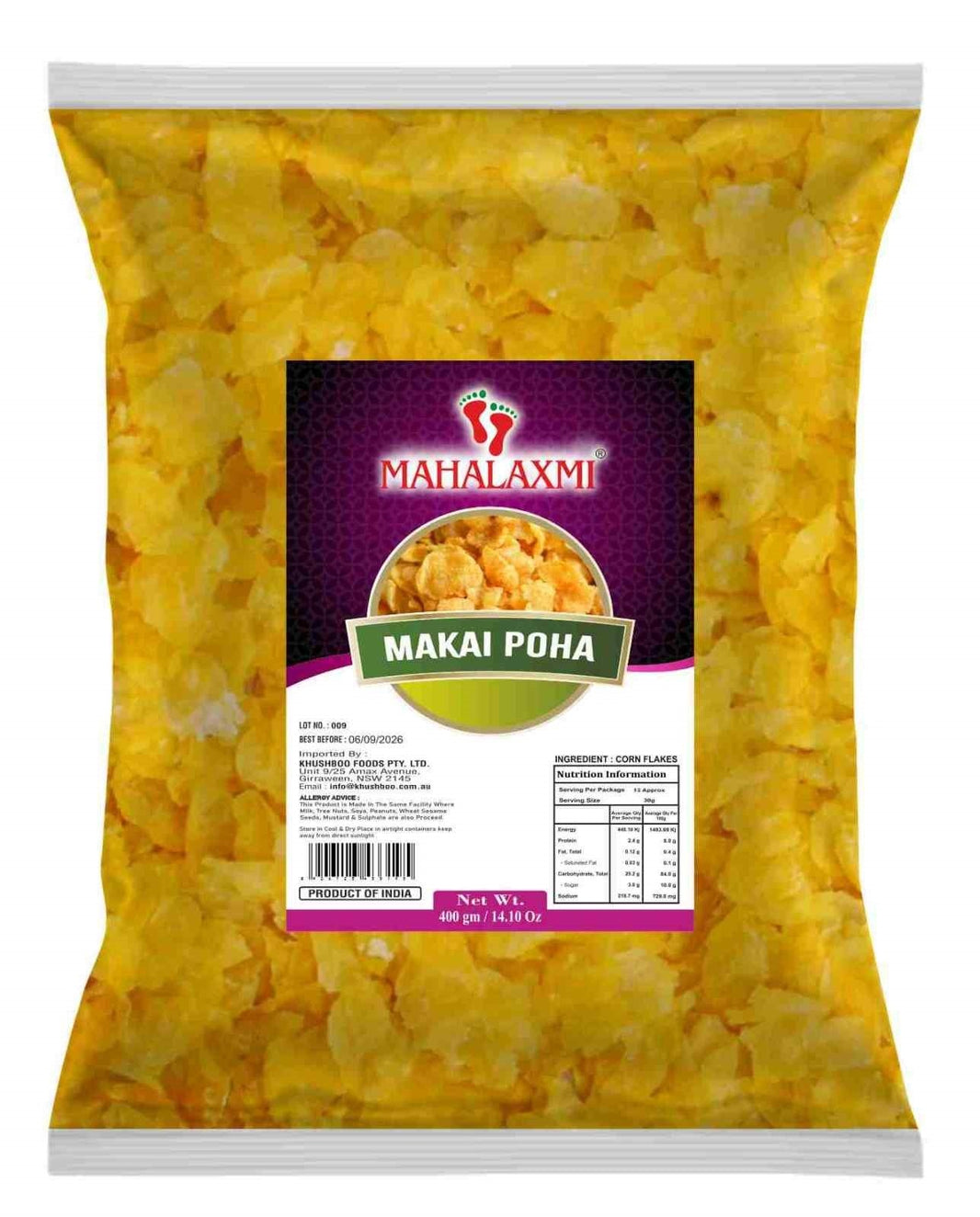 Mahalaxmi Makai Poha (Corn Flakes) 400gm