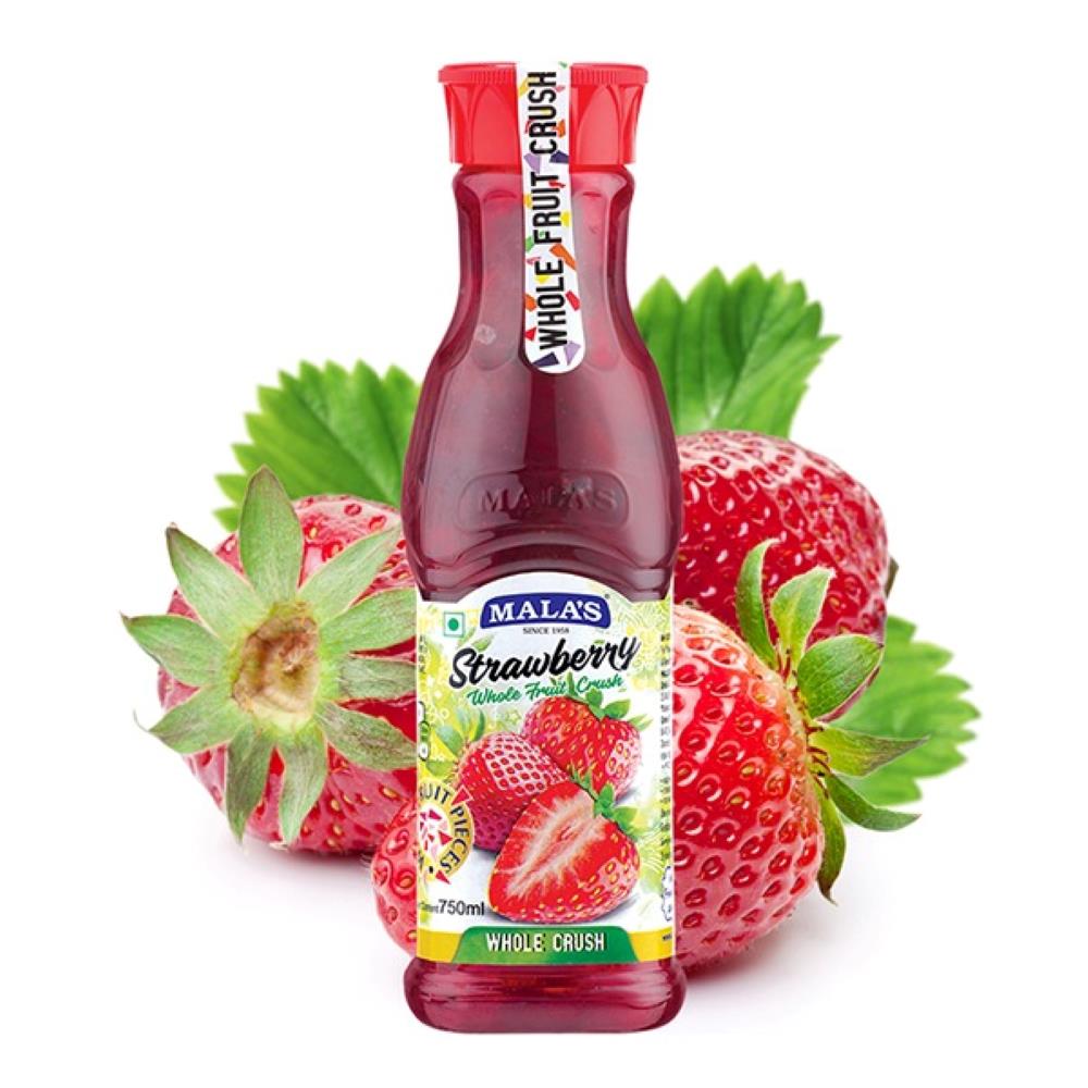 Mala's Strawberry Whole Crush 750ml
