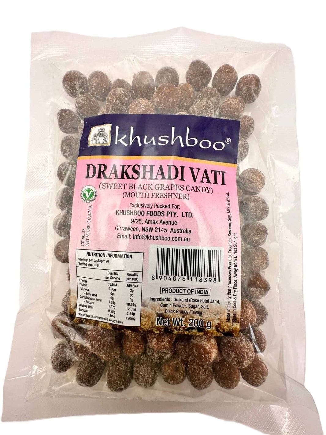 Khushboo Drakshadi Vati 200gm