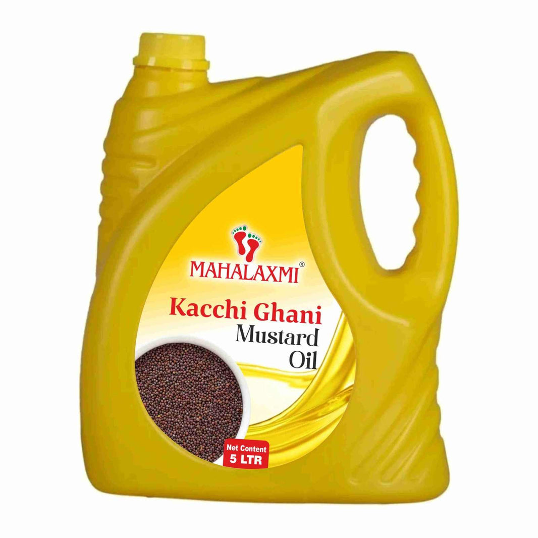 Mahalaxmi Kacchi Ghani Mustard 5 liter