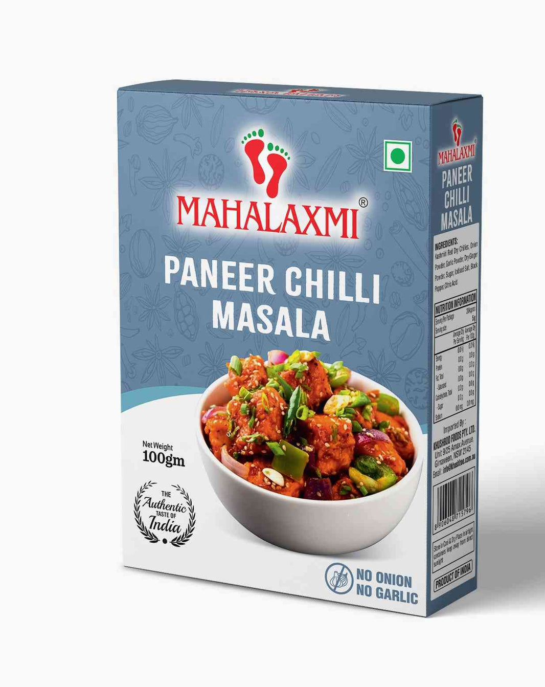 Mahalaxmi Paneer Chilli 100gm (NONG)