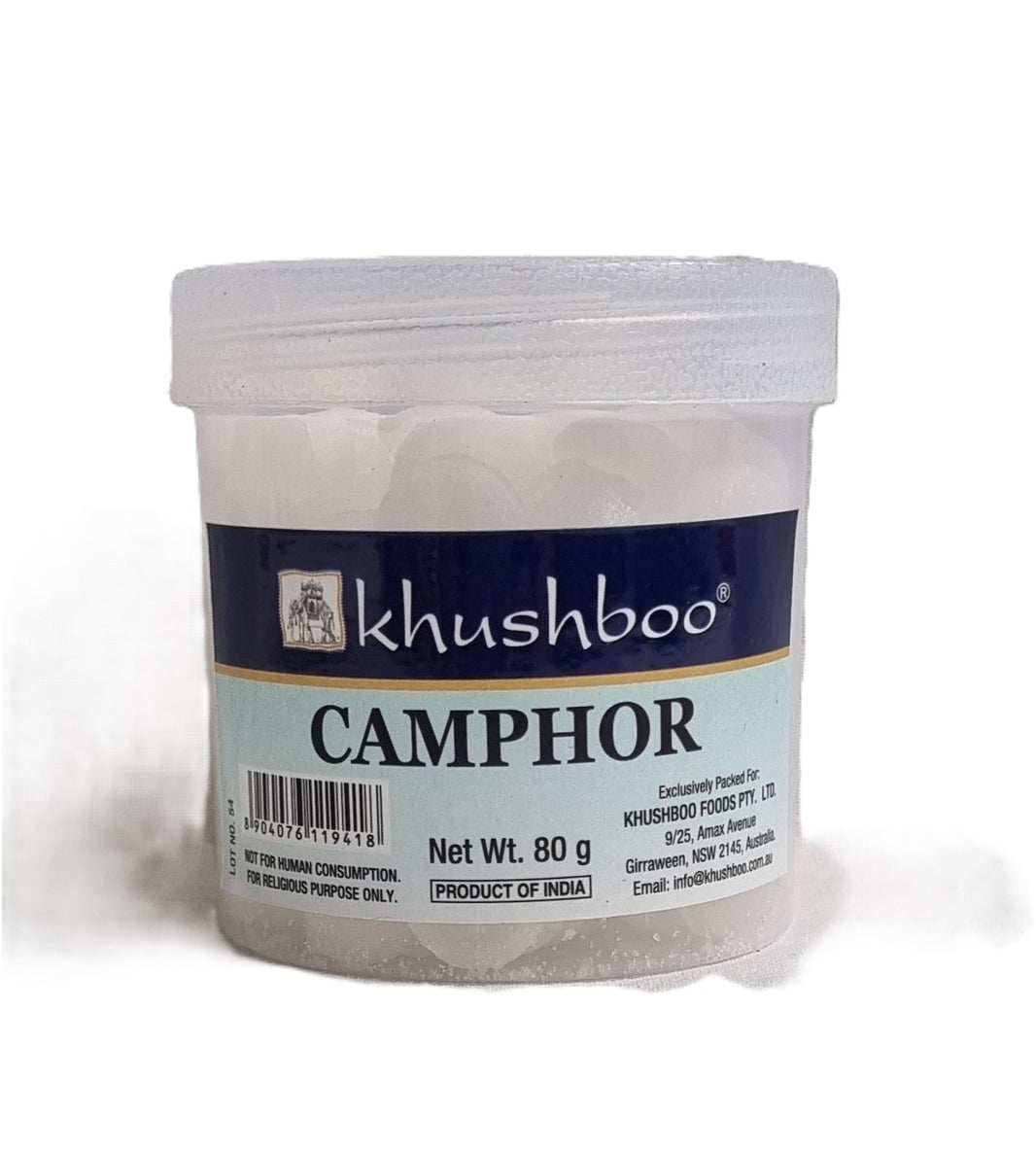 Camphor Khushboo (Jar) 80gm