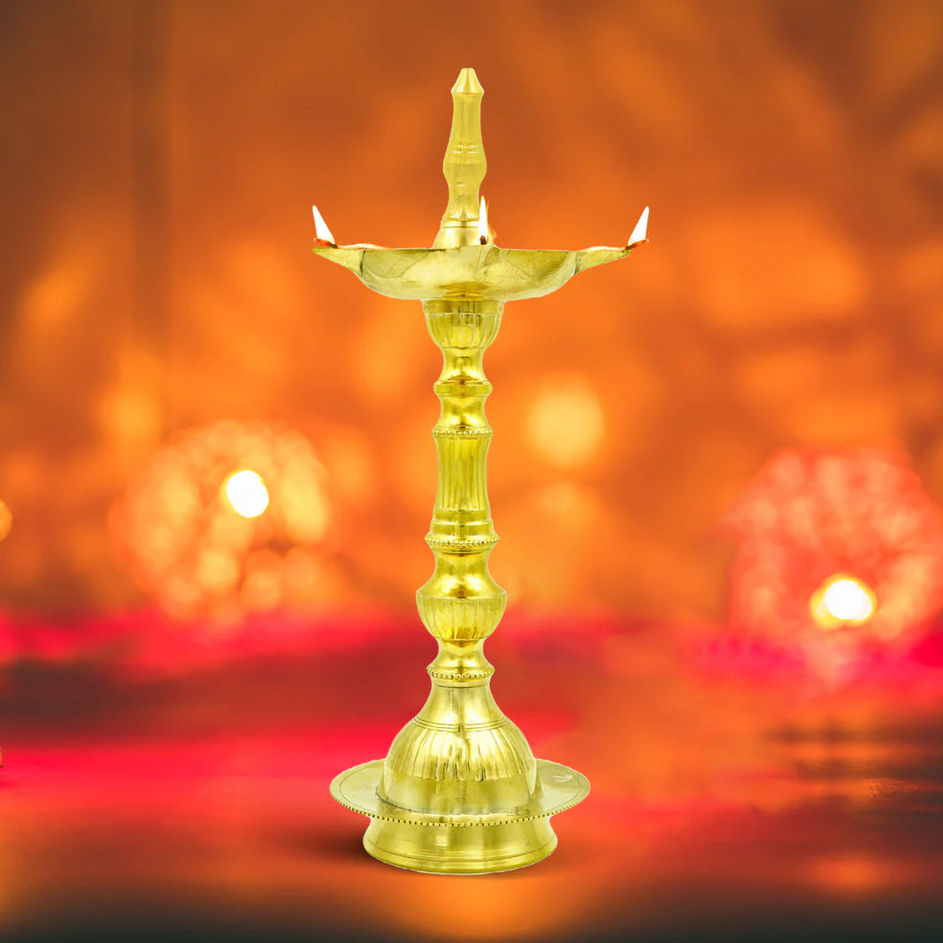 Articles Brass Nitya Venkatesaya Danakashi Kerla Samai (12inch)