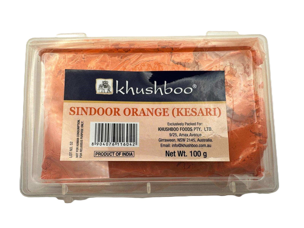 Powder Sindoor (Orange) 100gm