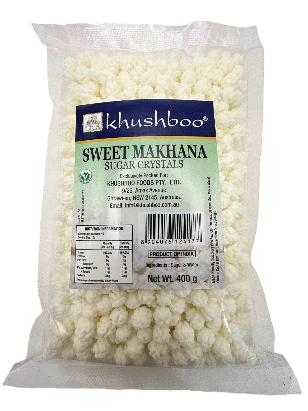Khushboo Sweet Makhana (Prasadi) 400gm