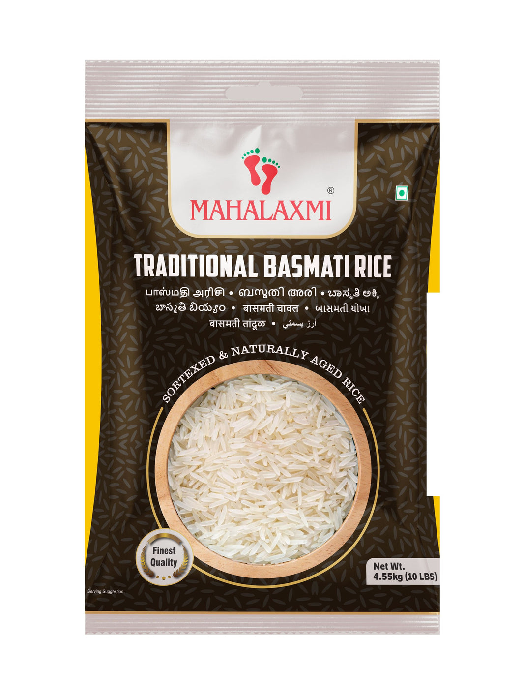 Mahalaxmi Traditional Basmati Rice 4.54kg