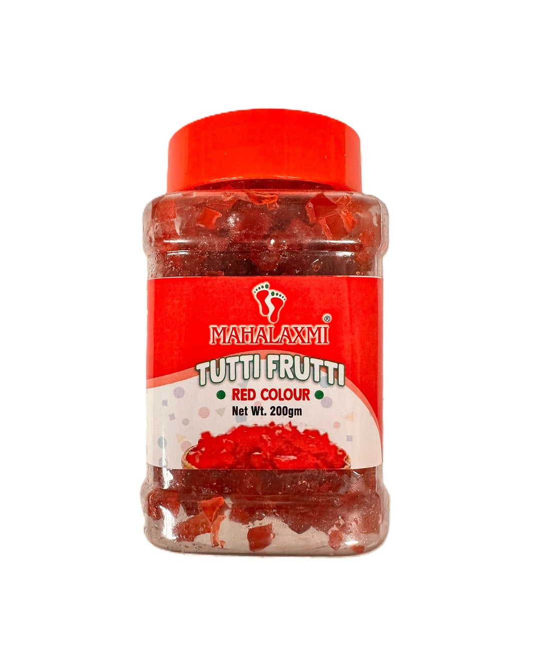 Mahalaxmi Tutti Frutti (Red Colour) 200gm