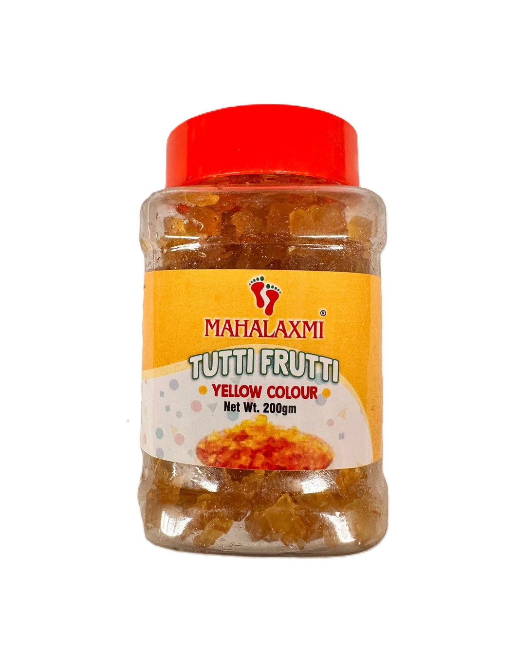 Mahalaxmi Tutti Frutti (Yellow Colour) 200gm
