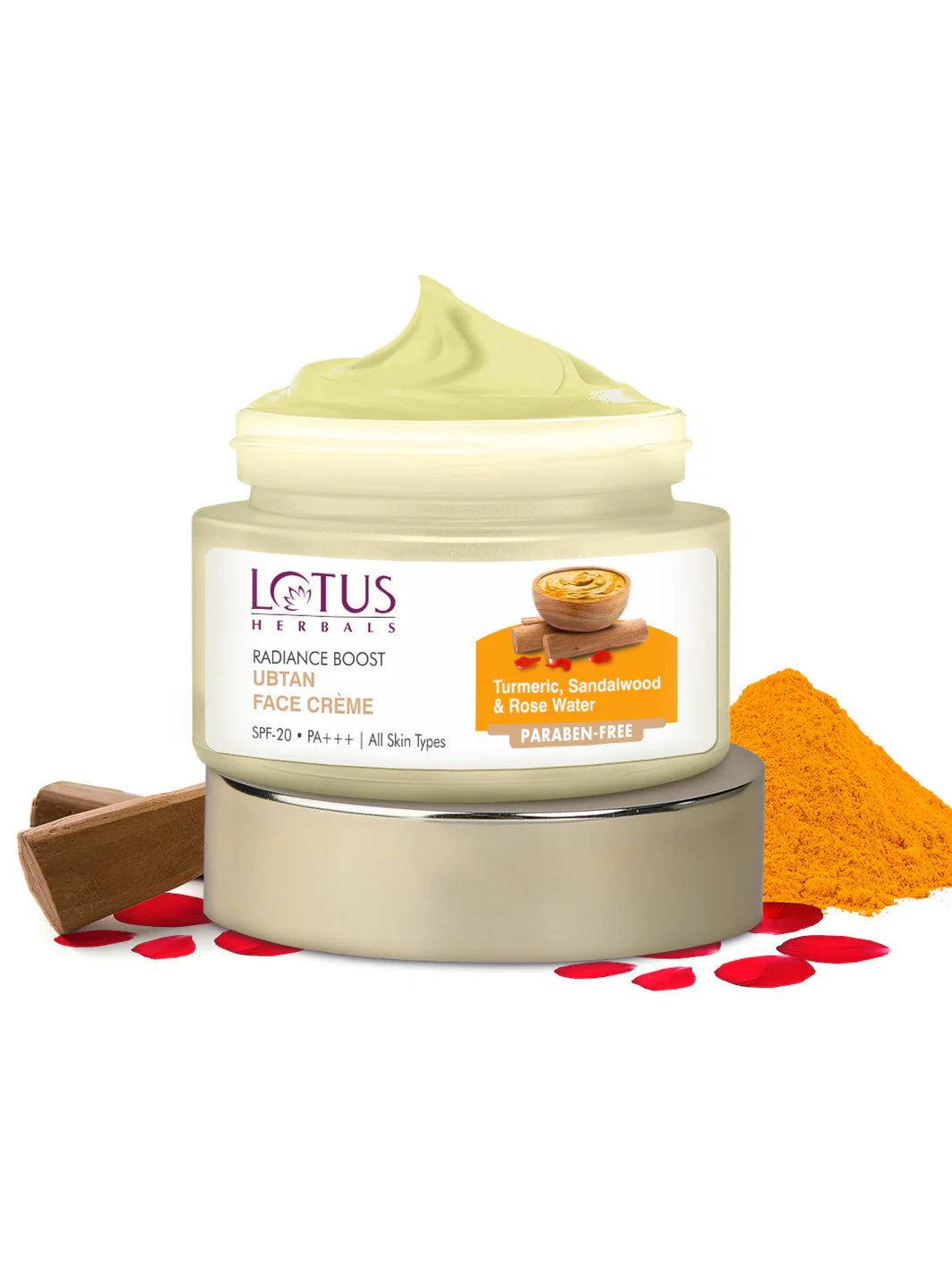 Face Cream Lotus Radiance Boost Ubtan 50gm