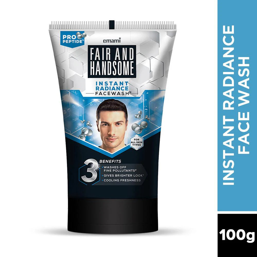 Face Wash Emami Fair and Handsome Instant Radiance 100gm