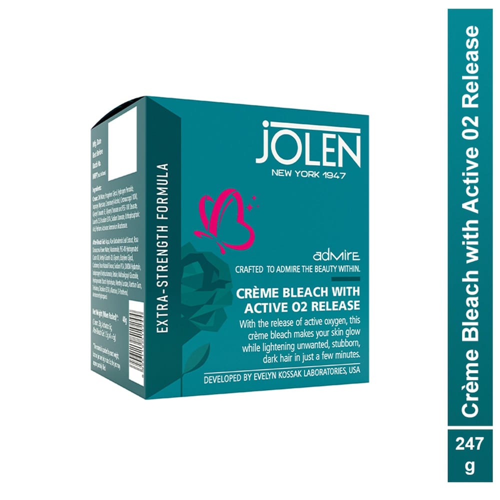 Face Cream Jolen Bleach Crème Active O2 Release 247gm