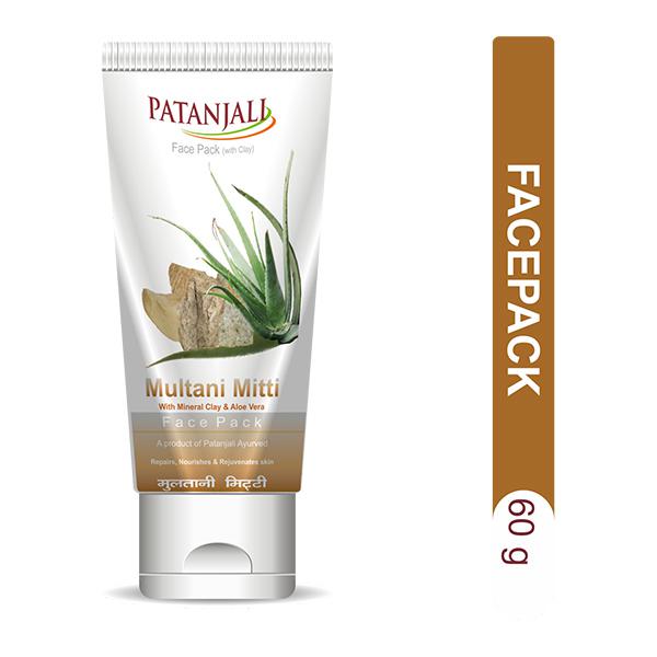 Face Cream Patanjali Multani Mitti Face Pack 60gm