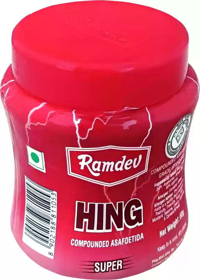 Hing Ramdev Hing (Super) (Red) 50gm