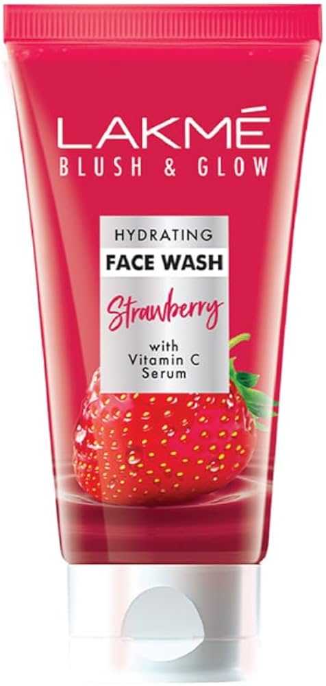Face Wash Lakme Bush & Glow Strawberry Crème 50gm