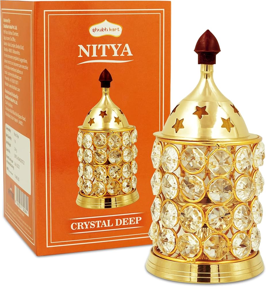 Articles Brass Nitya Crystal Deep (Medium)