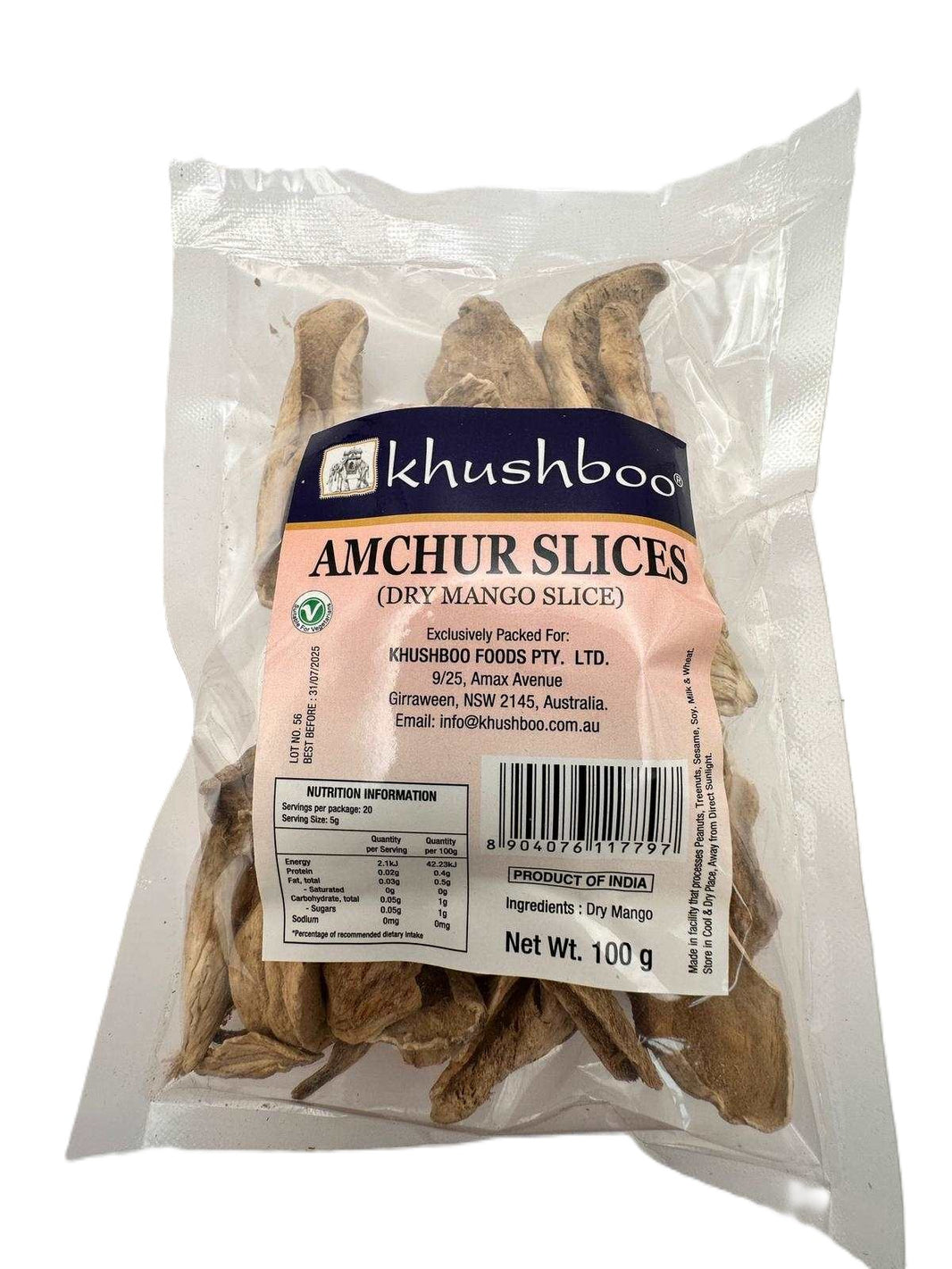 Khushboo Amchur Slices (Dry Mango Slices) 100gm