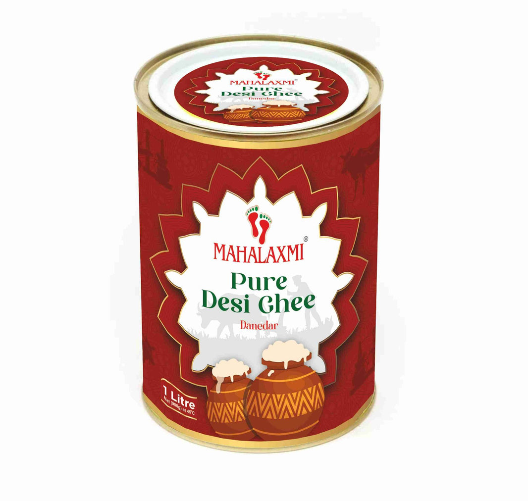 Mahalaxmi Ghee Desi Ghee (Danedar) 1 liter