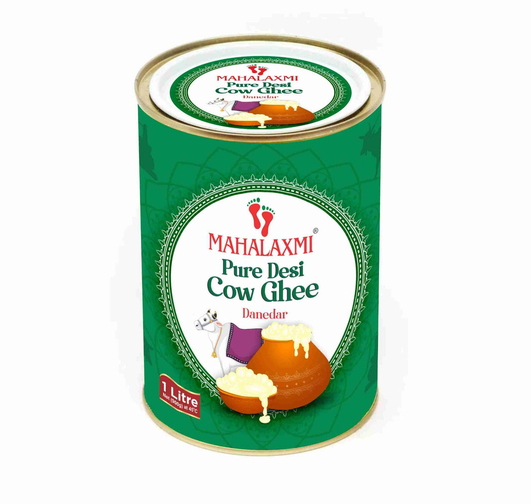 Mahalaxmi Cow Ghee Pure Desi Cow Ghee (Danedar) 1 liter