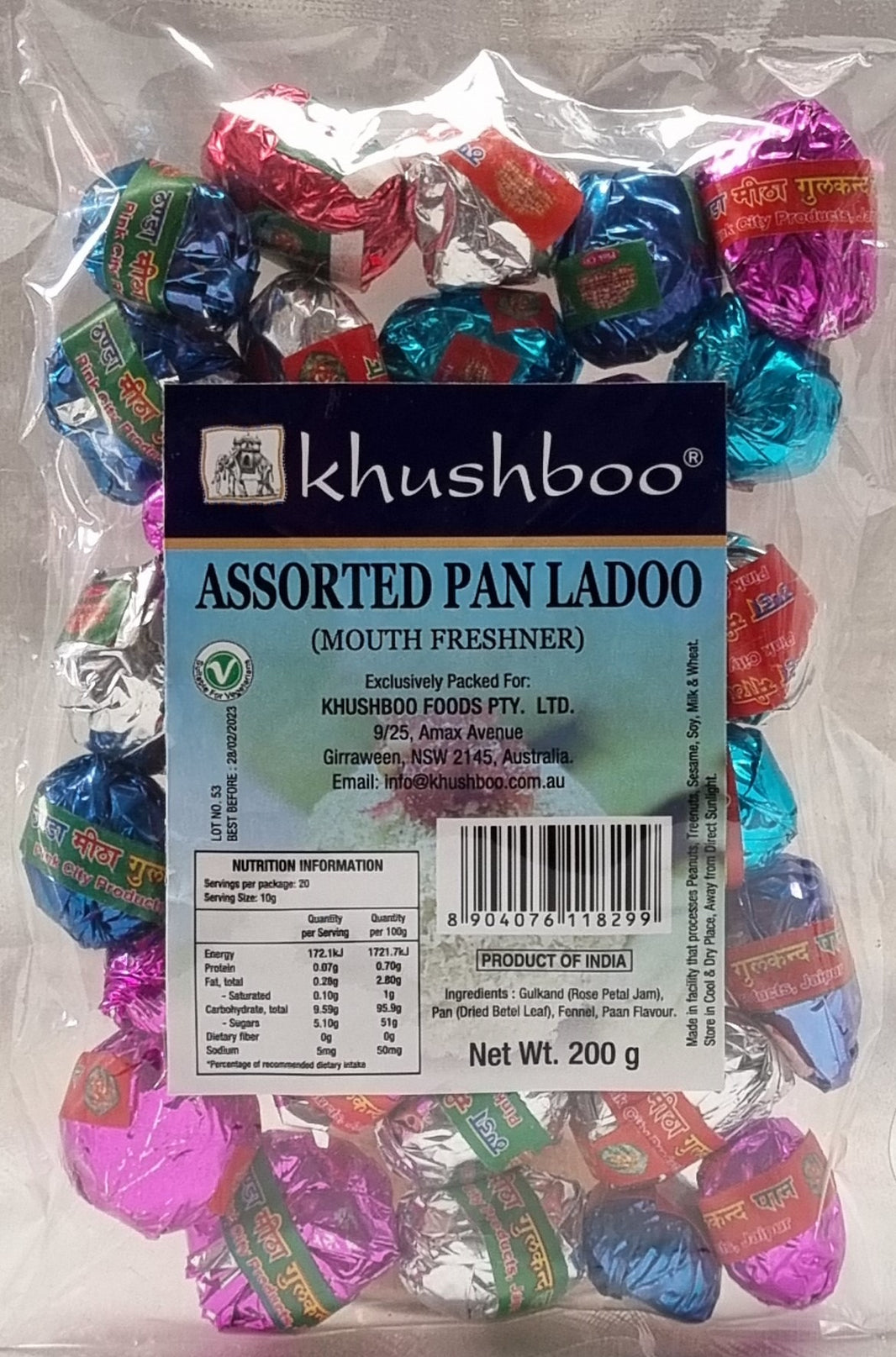 Khushboo Assorted Pan Ladoo 200gm