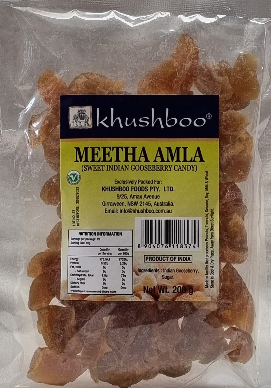 Khushboo Meetha Amla 200gm