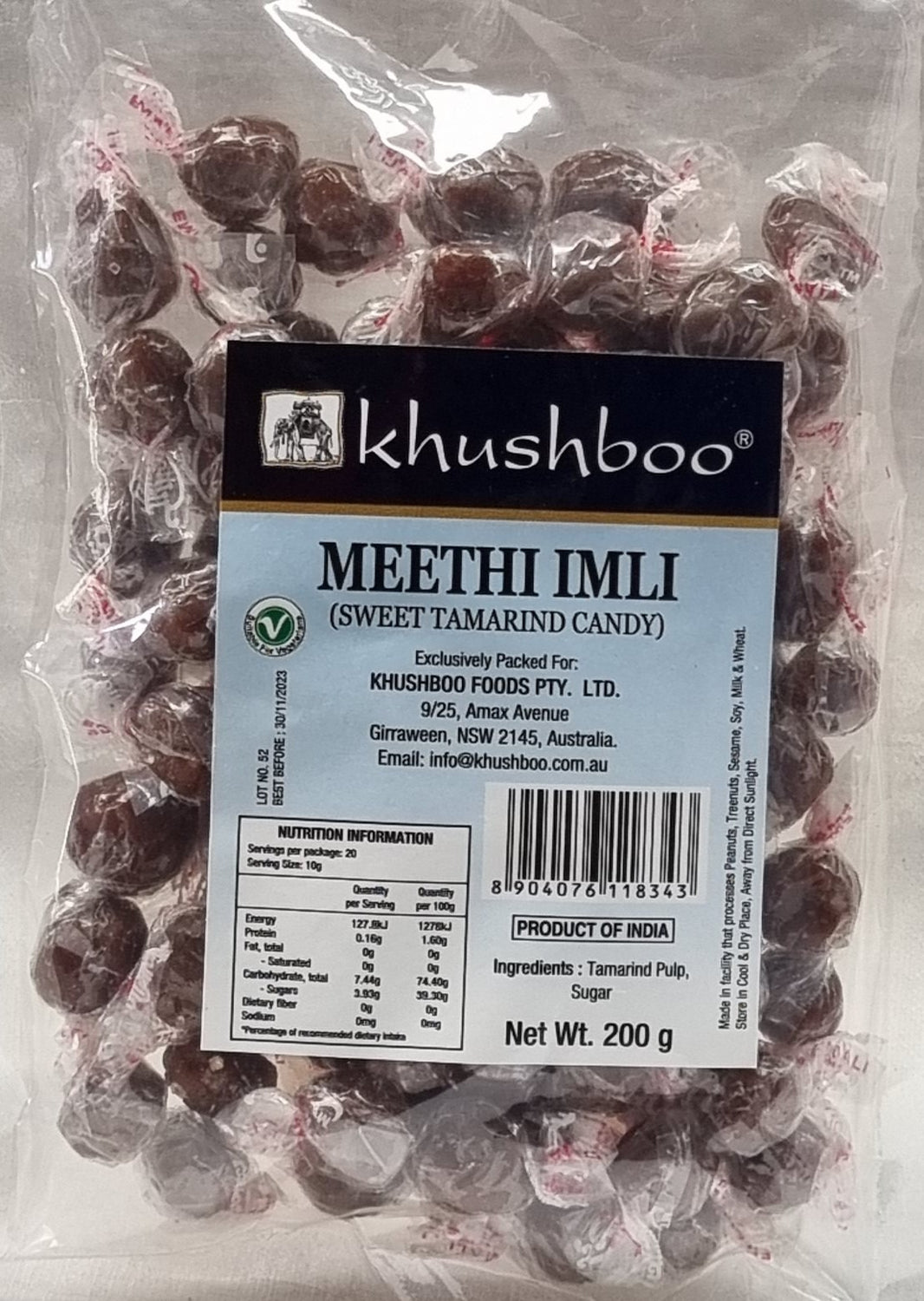 Khushboo Meethi Imli Candy 200gm