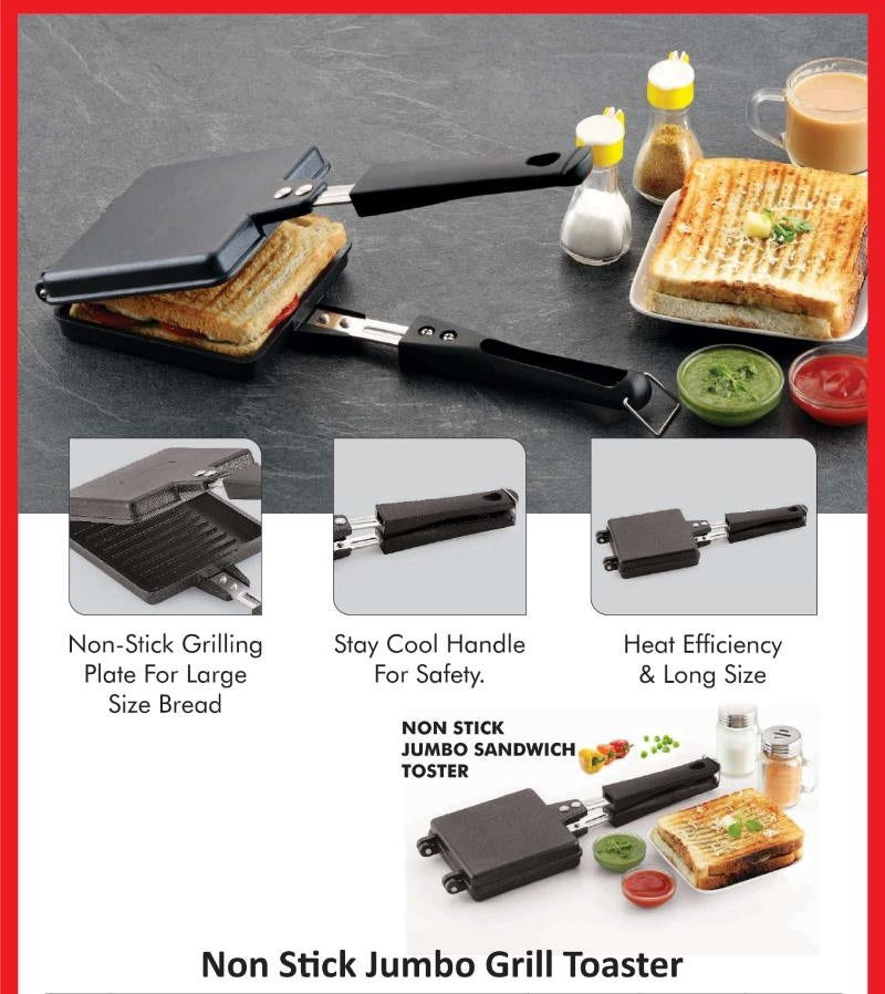 Komal Nonstick Jumbo Grill Sandwich Toaster