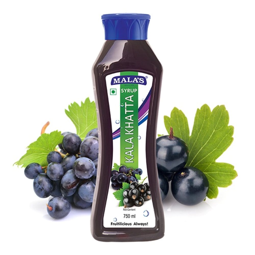 Mala's Kala Khatta Syrup 750ml