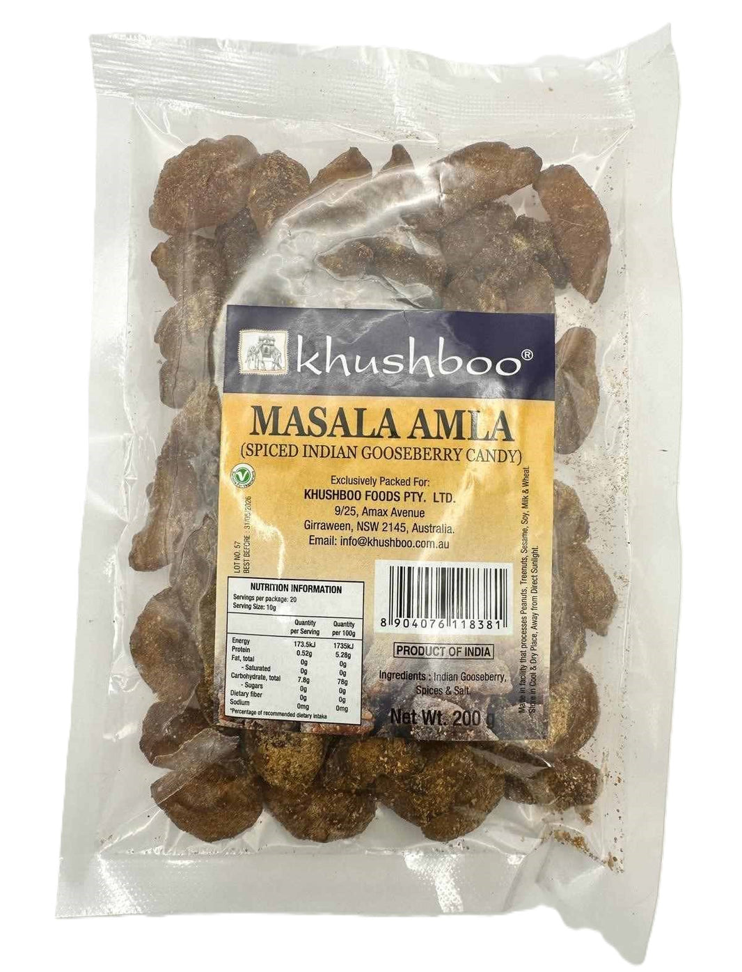 Khushboo Masala Amla 200gm