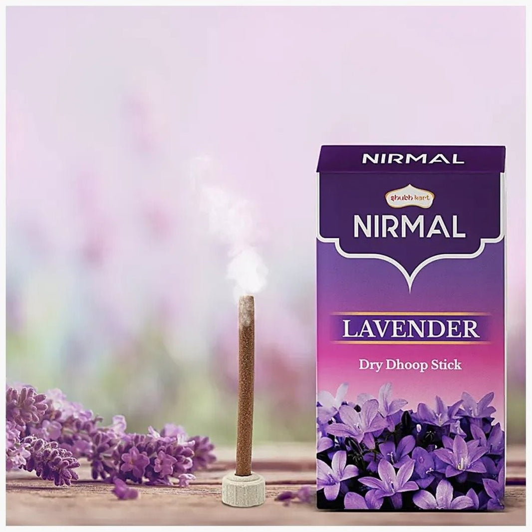 Dhoop Nirmal Lavender Dhoop Stick (10 Sticks)