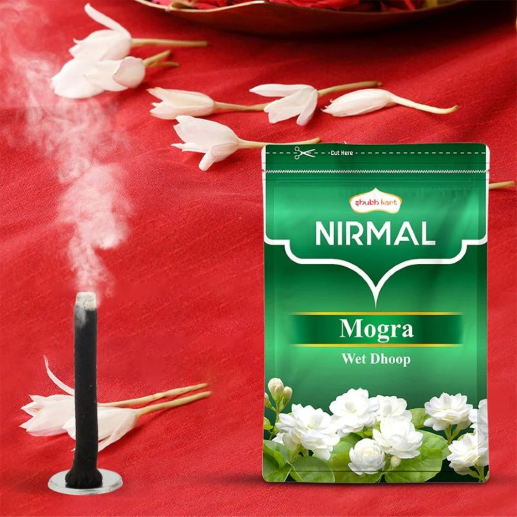 Dhoop Wet Nirmal Mogra Wet Dhoop Sticks (20 Dhoop Sticks)