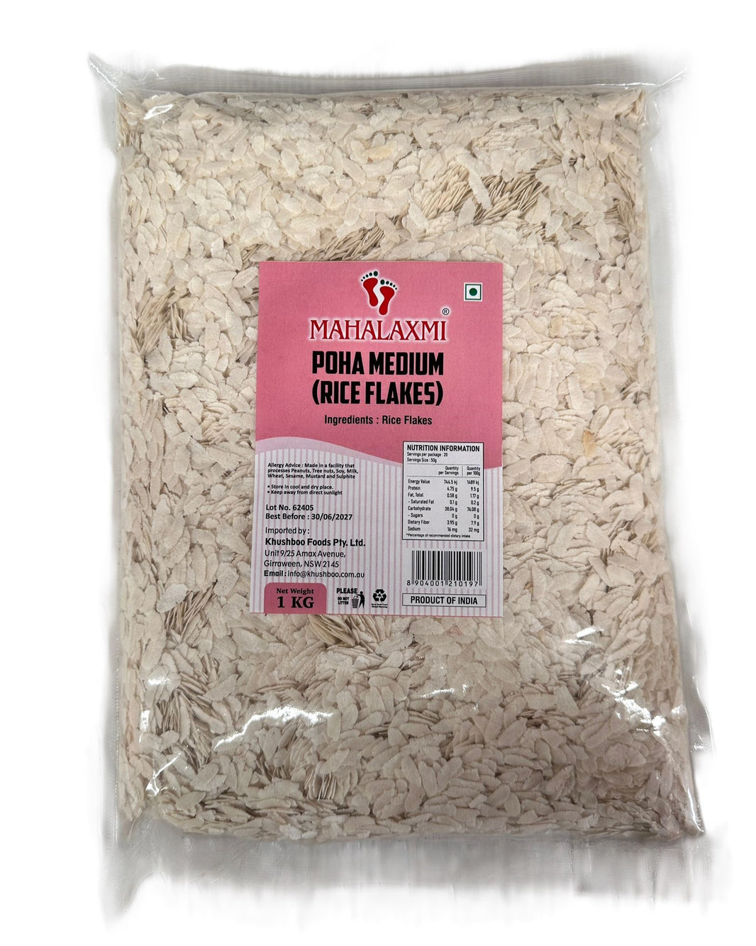 Mahalaxmi Poha Medium (Rice Flakes) 1kg