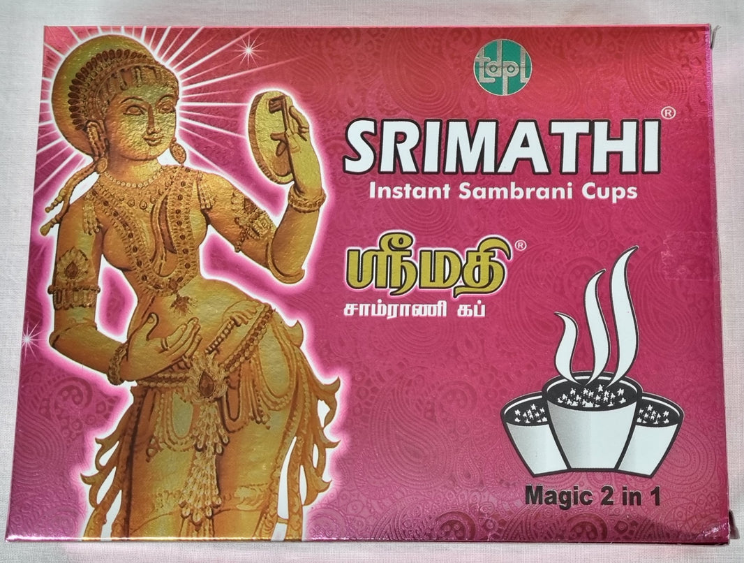 Dhoop Cup Srimati Sambarani (2 in 1)12Pcs