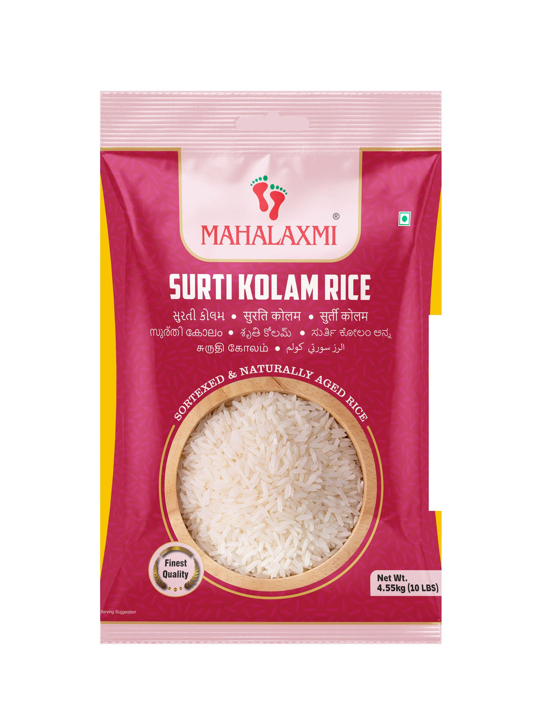 Mahalaxmi Surati Kolam Rice 4.54kg