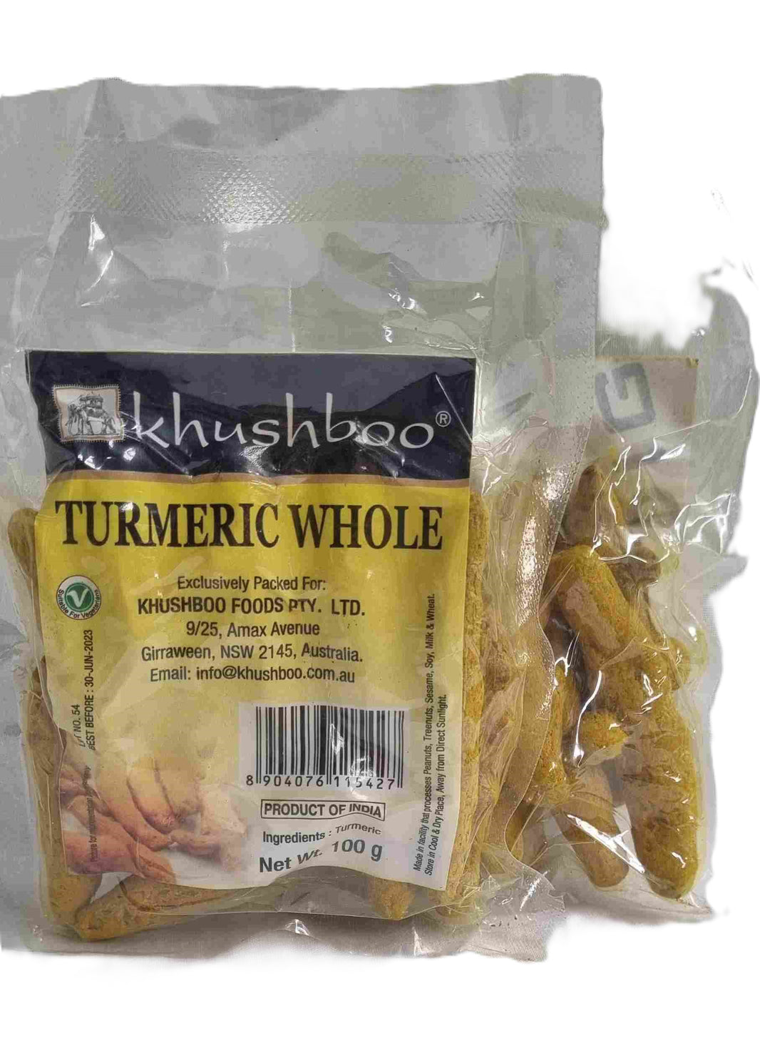 Khushboo Turmeric Whole 100gm